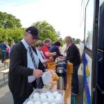 Frühstückspause in Lembruch am Dümmer
