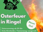 Osterfeuer in Ringel