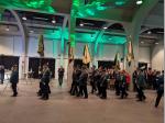Wegtreten der Fahnenabordnungen