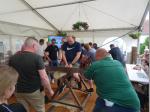 Baumstammsägen auf dem Feierabendmarkt in Kattenvenne - Team 1