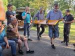 Vorbereitungen zum Königsschießen
