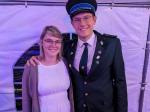 Das zuk&uuml;nftige K&ouml;nigspaar Julian Hoge und Sarah Telljohann