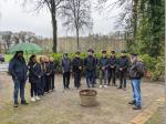 Kranzniederlegung anl&auml;sslich des Volkstrauertags. Rolf Oslage h&auml;lt eine Gedenkrede.