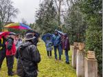 Rundgang durch die Ausstellung von Mandir E. Tix
