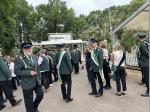 Antreten auf dem Festplatz am Waldhotel Hilgemann